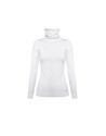Jersey cuello cisne blanco roto