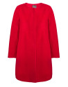 Navy blue trench coat with hood