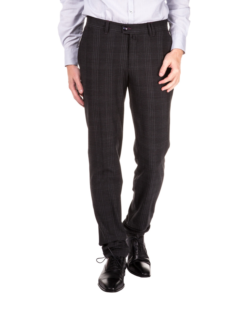 Checked sport pants 