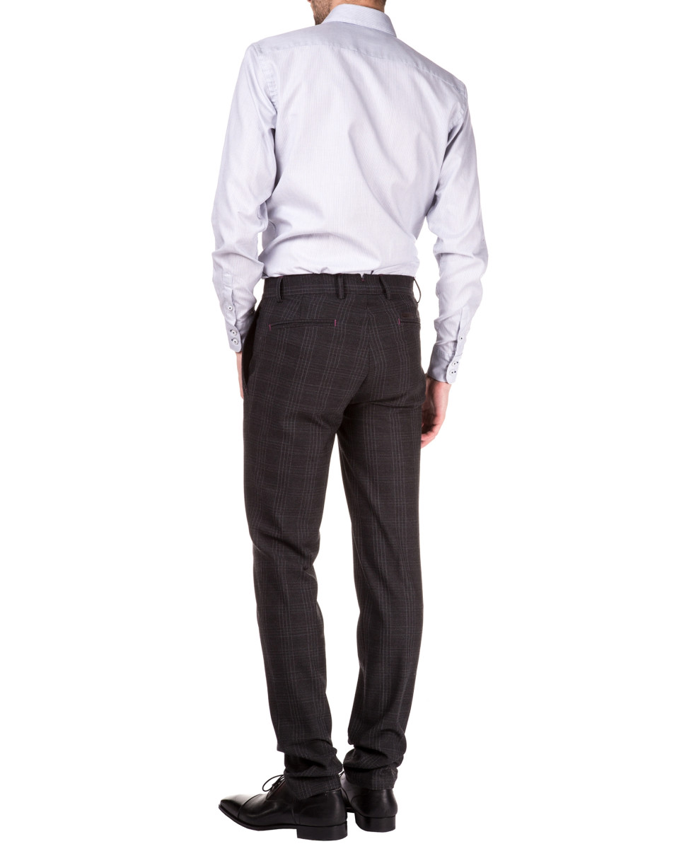 Checked sport pants 