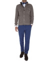 Seed stitch knit jacket. 