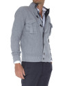 Seed stitch knit jacket