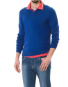 Blue basic knit  sweater