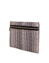 Jacquard courier bag