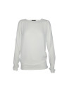 Ivory round neck blouse