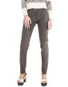 Brown zippered pants