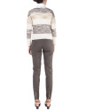 Brown zippered pants