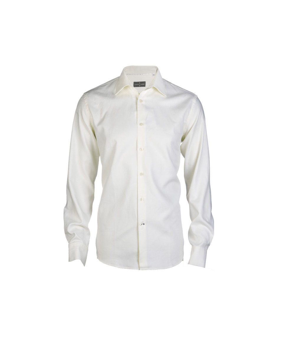 Camisa vestir crema