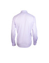 Blue micro checked formal shirt