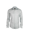 Grey striped formal shirt 