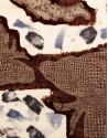Print ethnic shawl in beige