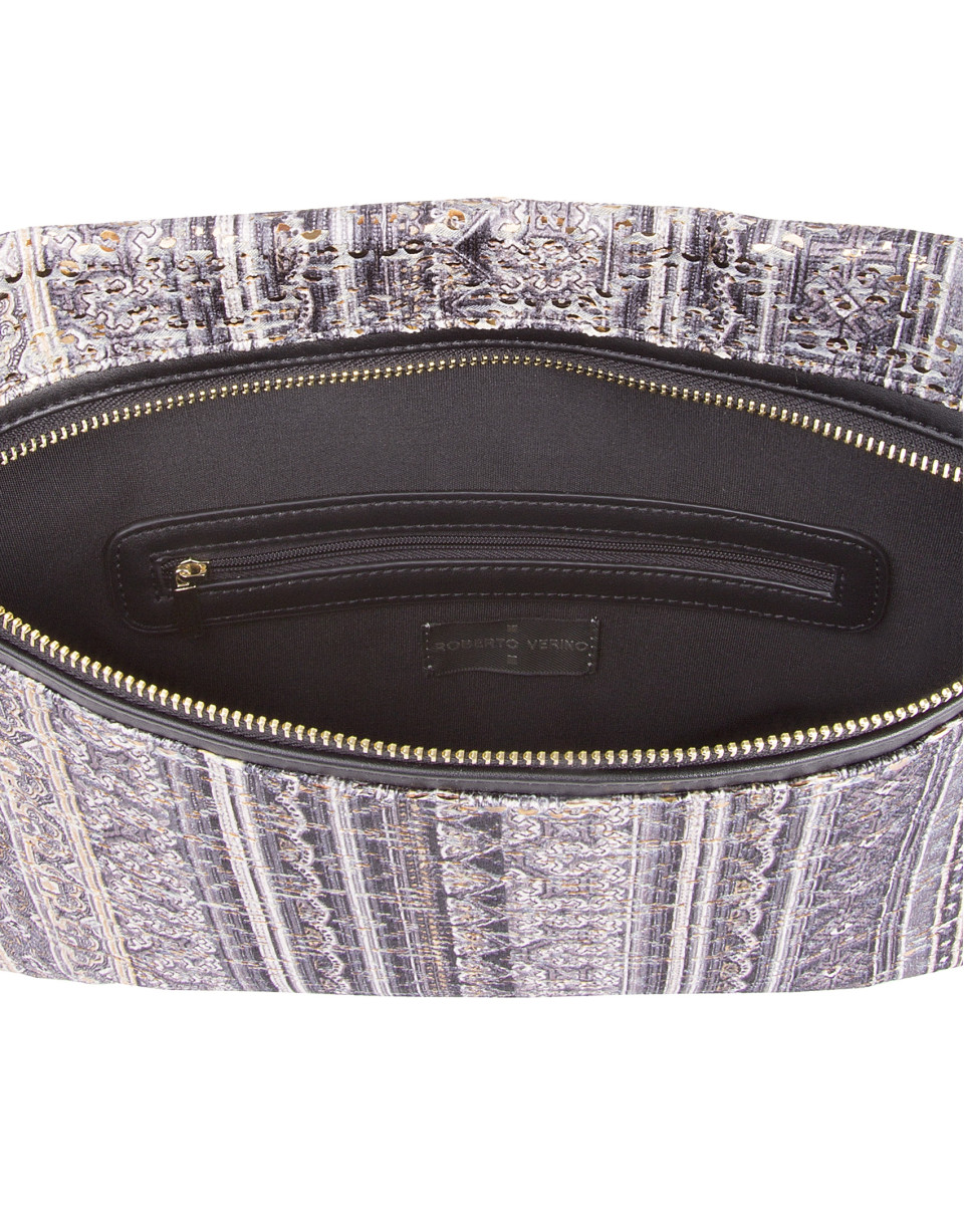 Jacquard courier bag