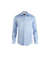 Blue oxford-cloth formal shirt