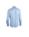 Blue oxford-cloth formal shirt