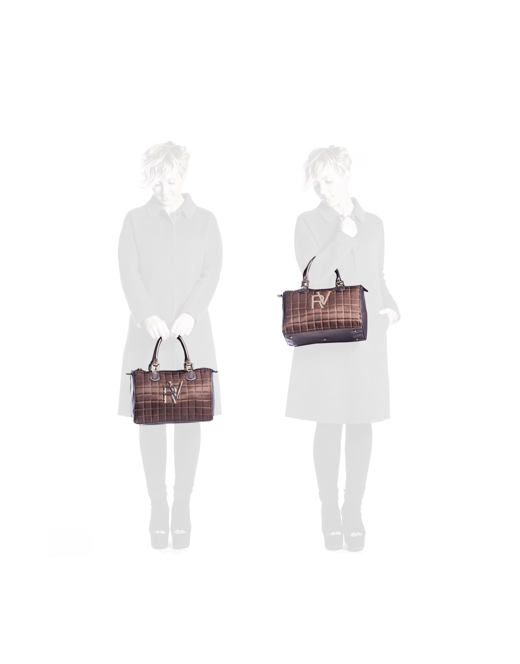 Brown bowling bag