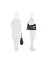 Bolso grande rectangular avestruz