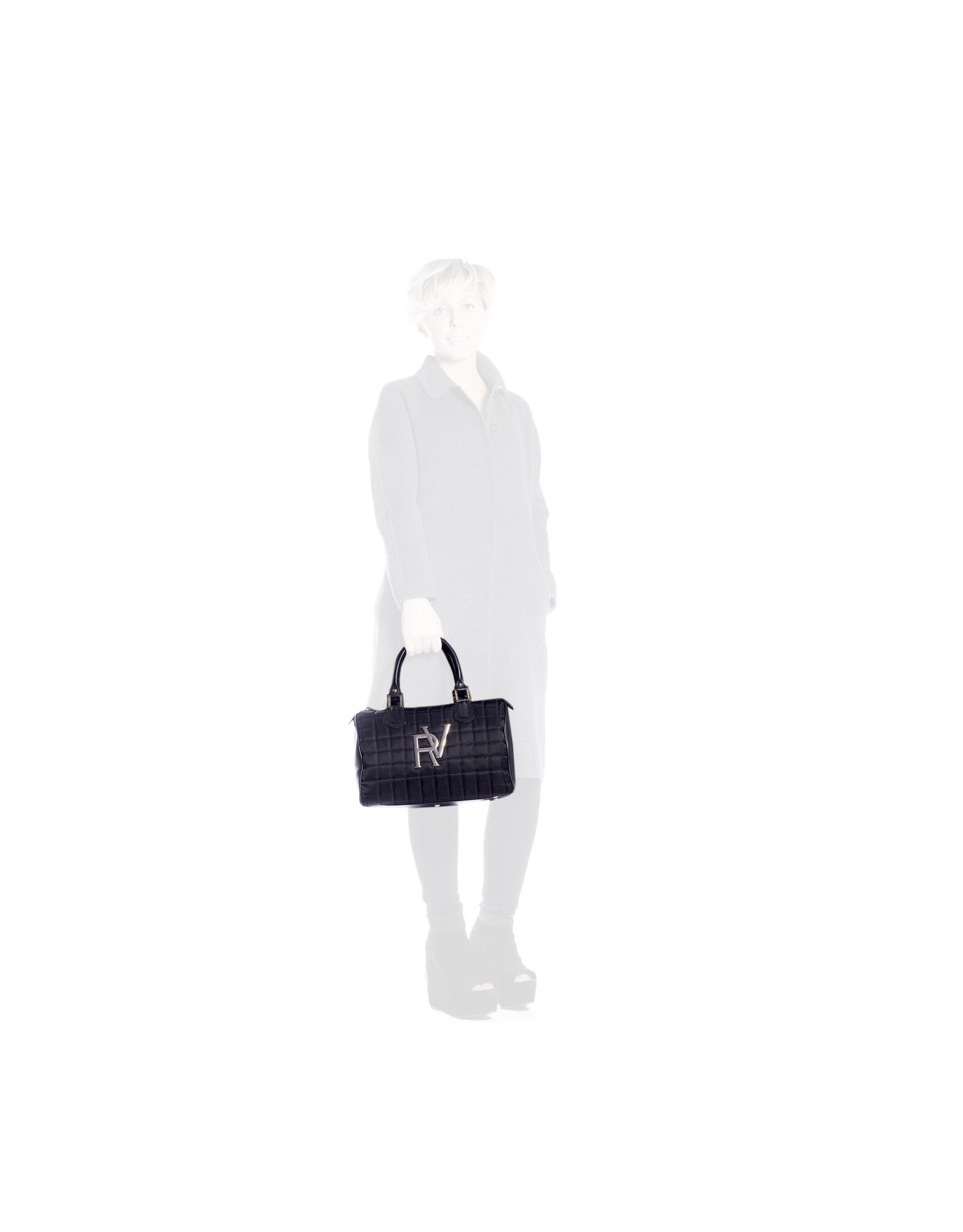 Black bowling bag