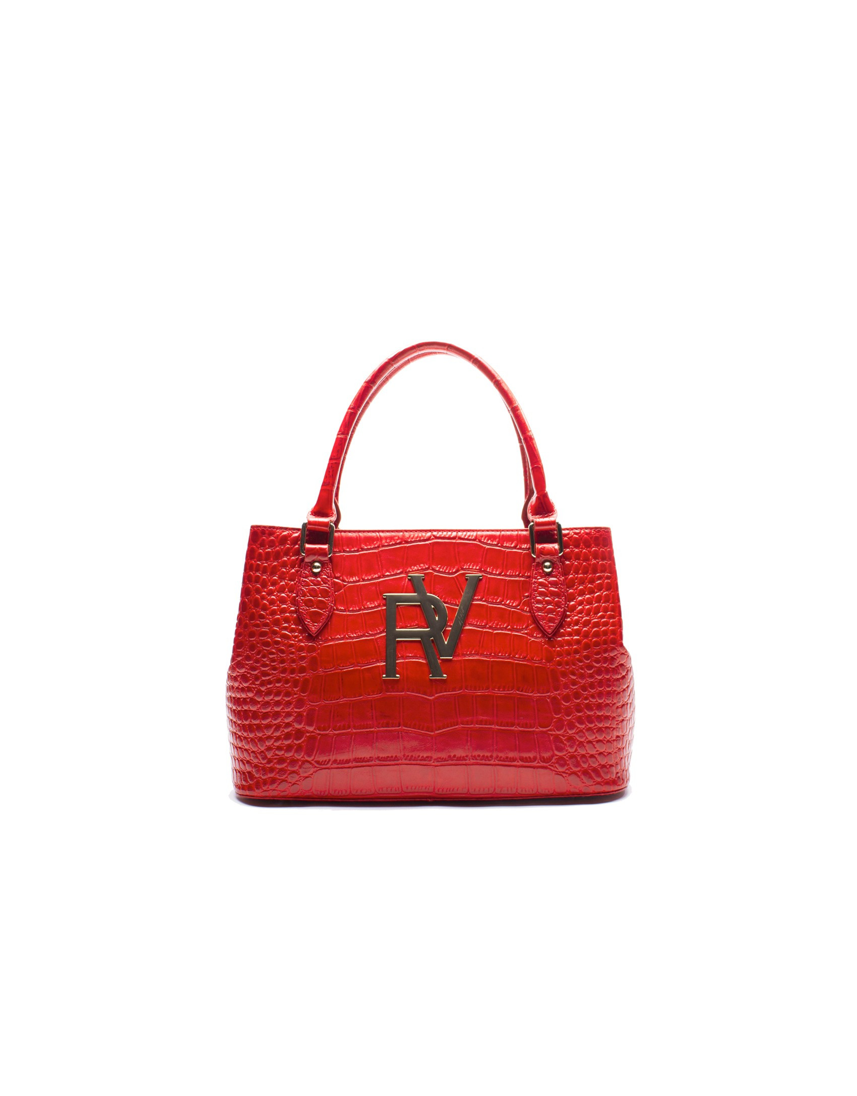 Medium size red tote bag