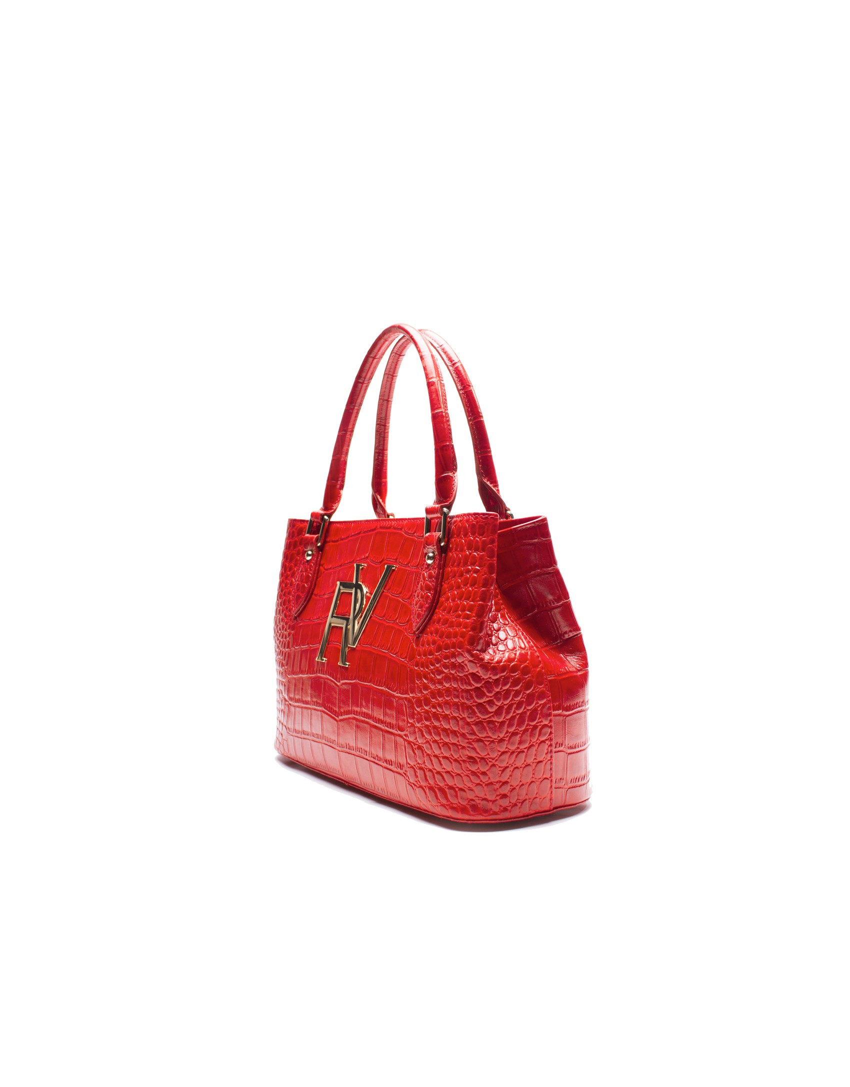 Medium size red tote bag