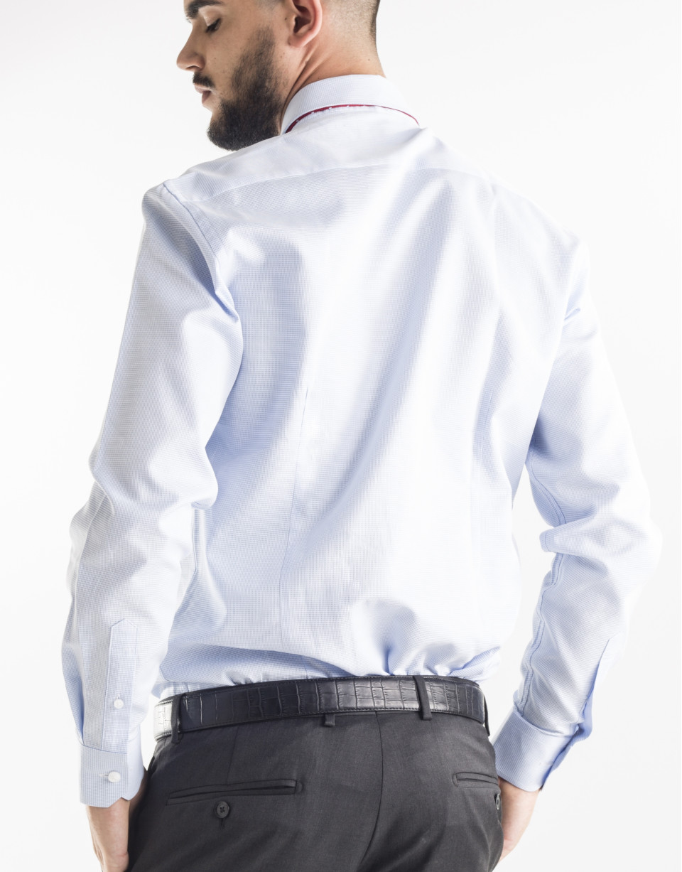 Camisa vestir azul
