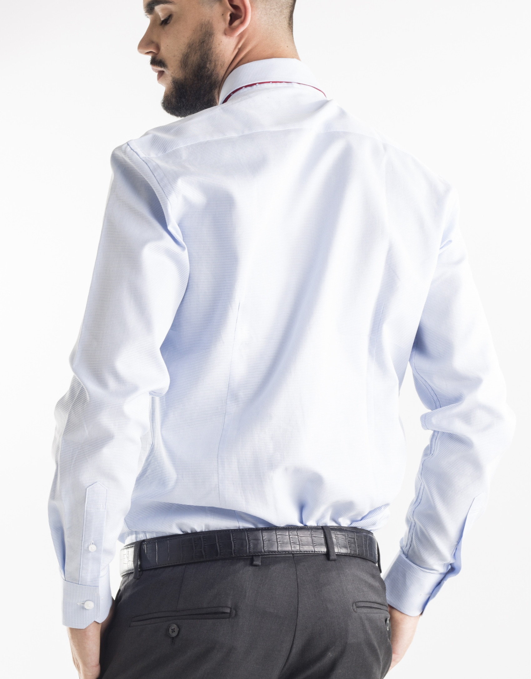Camisa vestir azul