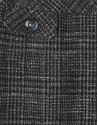 Blue checked straight skirt