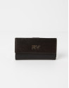 Black wallet with black fur