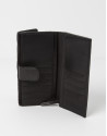Cartera negra pelo