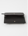 Black wallet with black fur