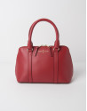 Mini red tote bag