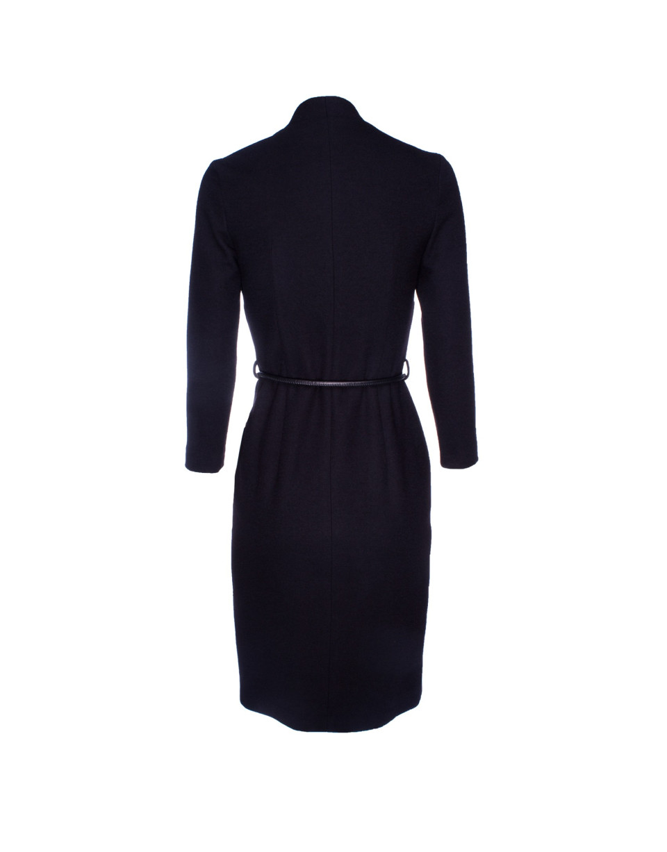 Black knit dress