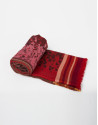 Red wool scarf