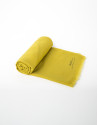Plain mustard wool scarf