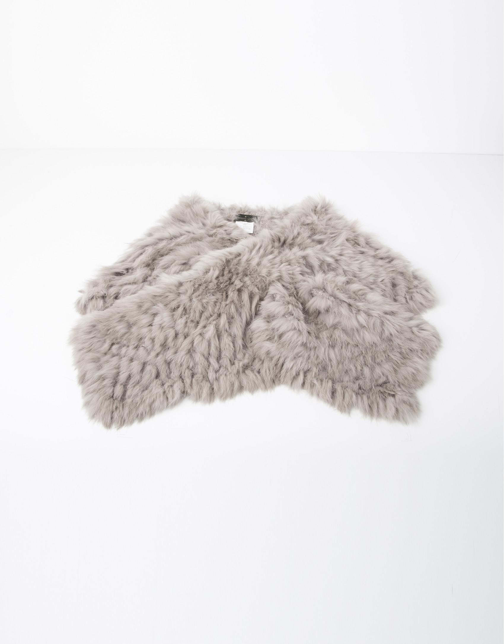 Beige fur collar