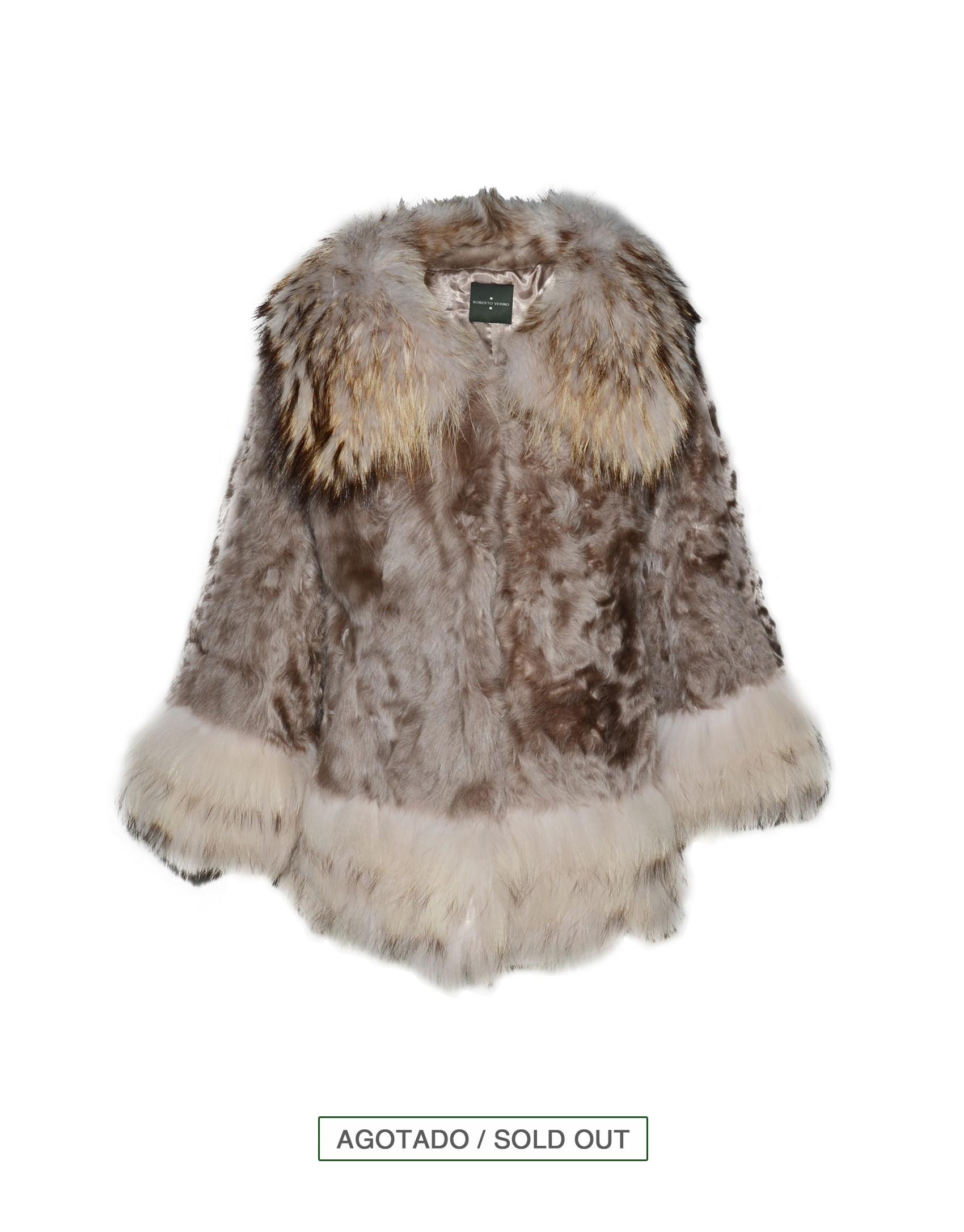 Beige lamb-fur jacket