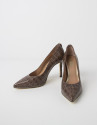 Sand - cocoanut embossed cowhide MÉXICO pump 
