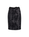 Skirt in geometric motif pattern