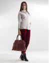 Chaqueta punto beige