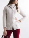 Beige knit jacket