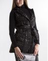Brown wool vest