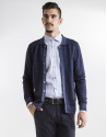 Dark blue structured jacket
