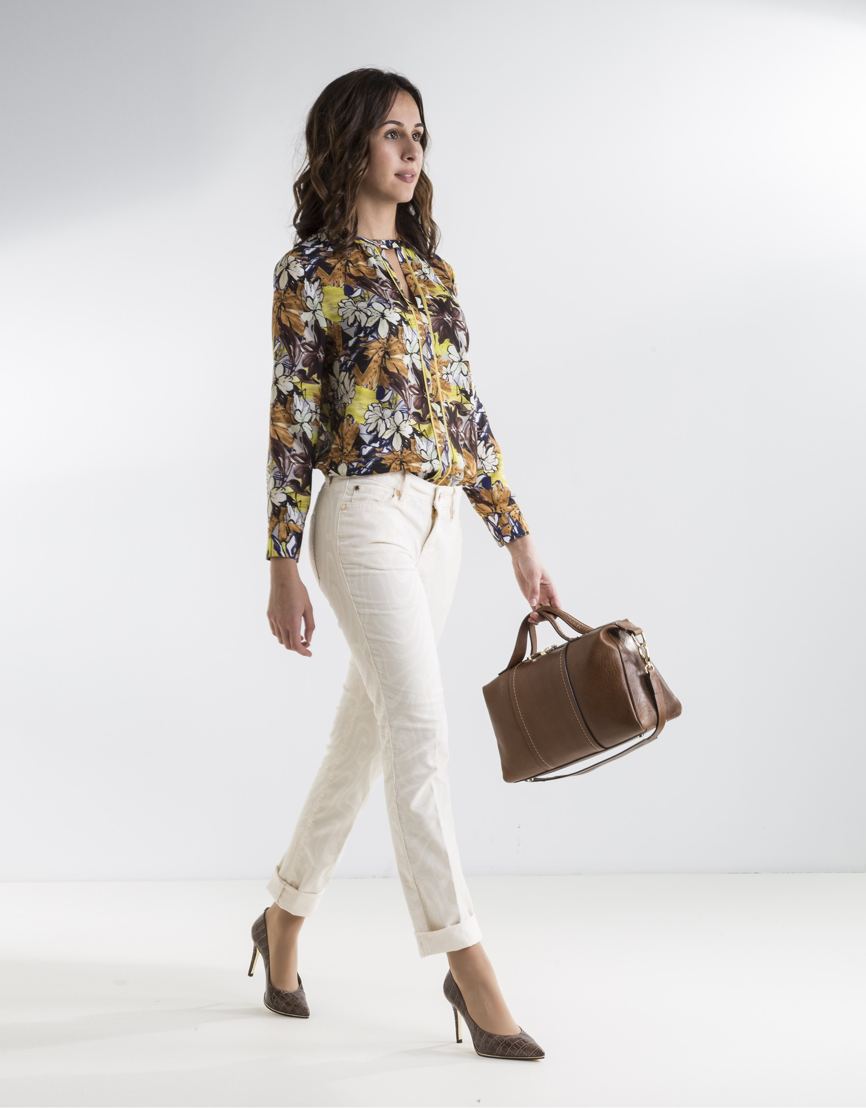 Beige corduroy pants
