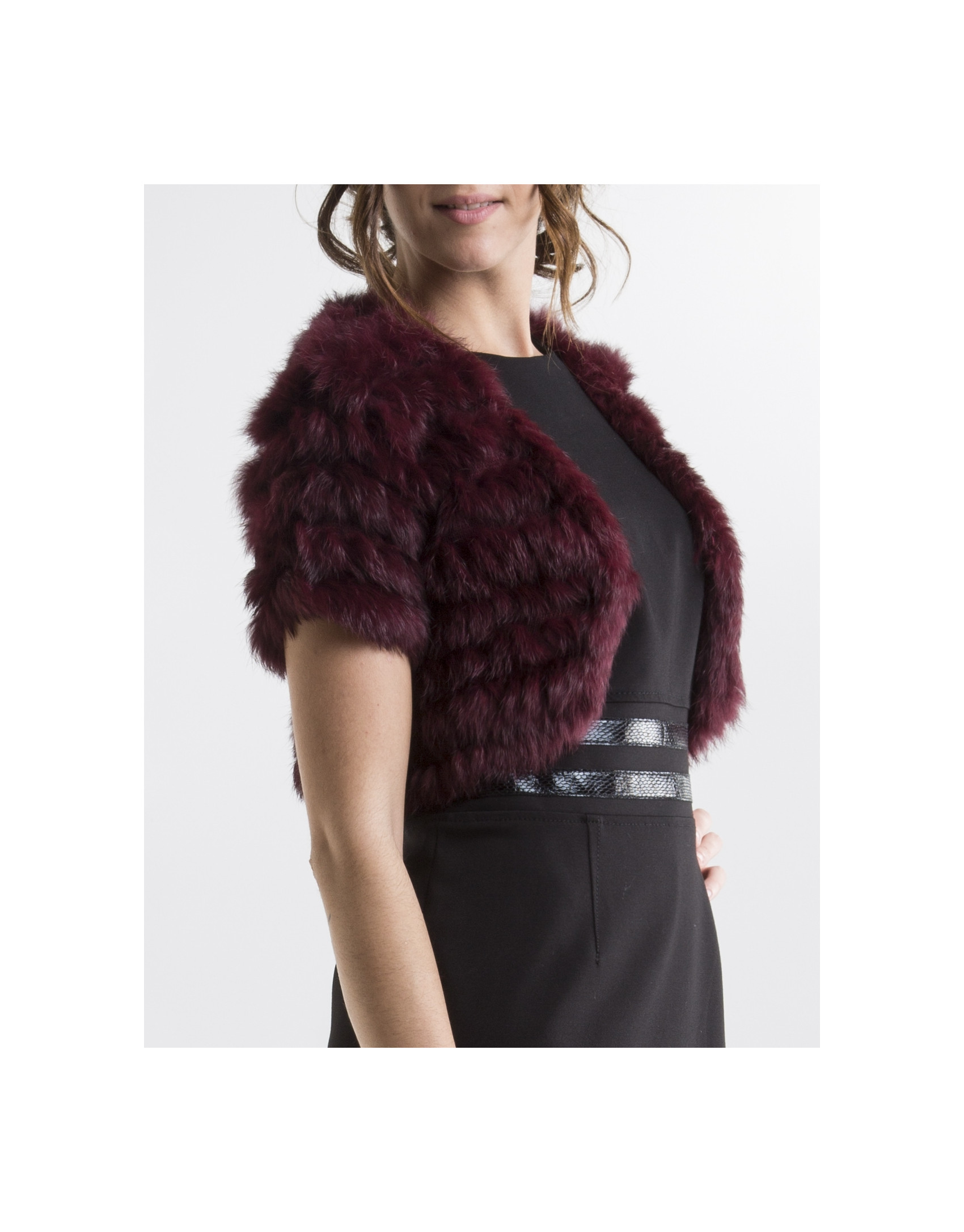 Red bolero jacket
