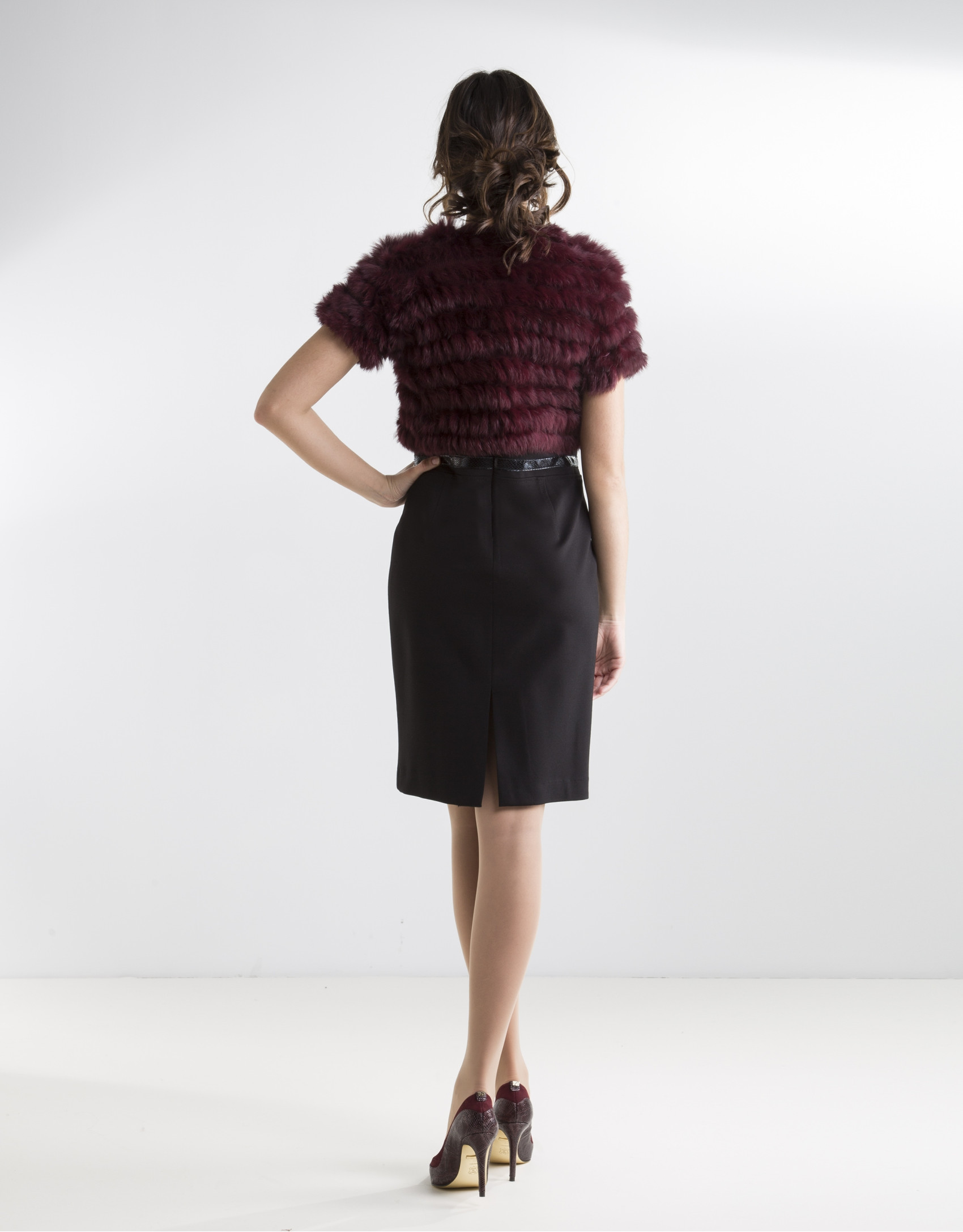 Red bolero jacket
