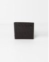 Brown leather wallet with change purse inside