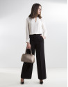 Pantalón capri negro