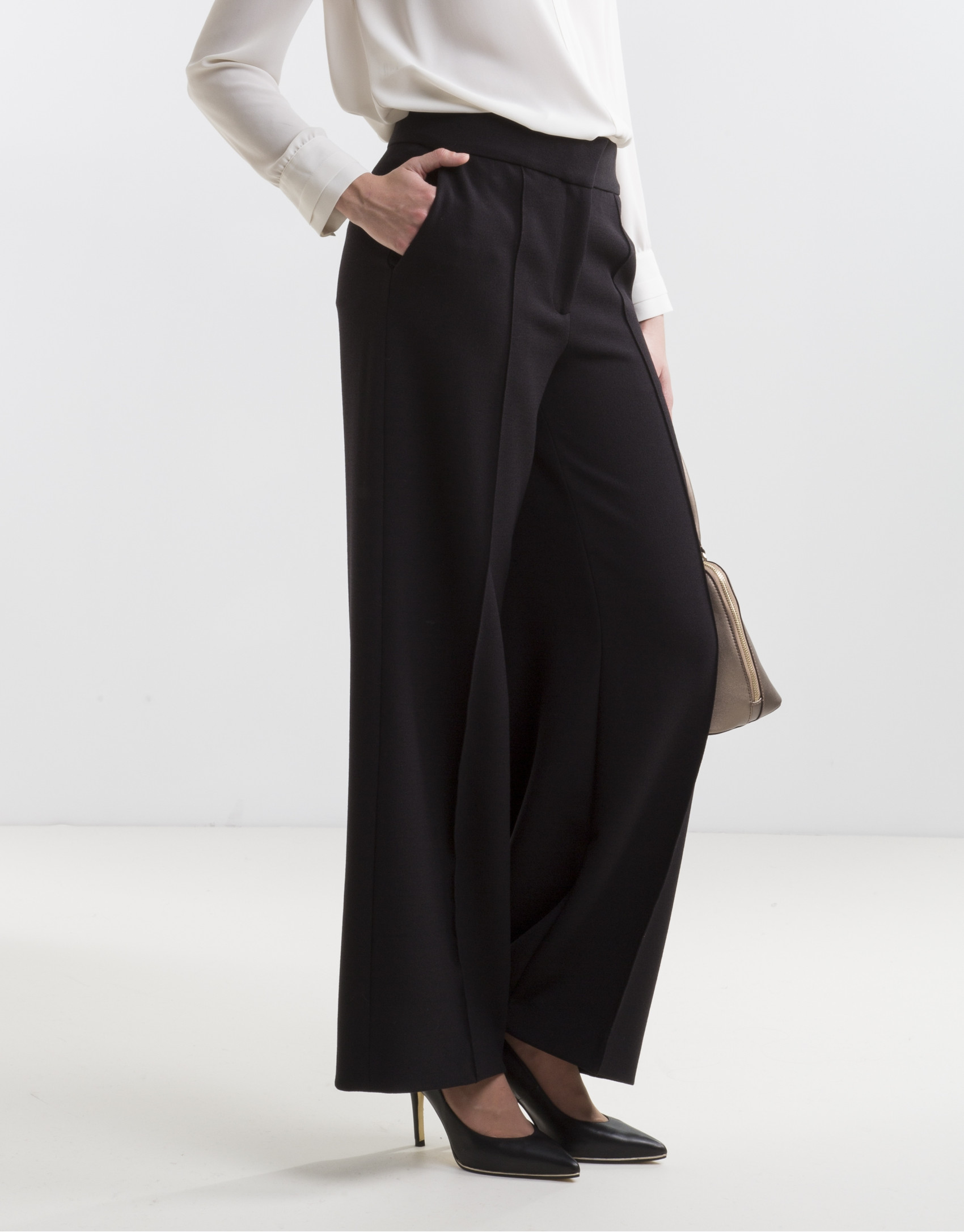 Pantalón capri negro