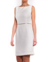 Dress with beading at waist