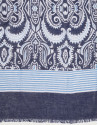 Blue paisley scarf