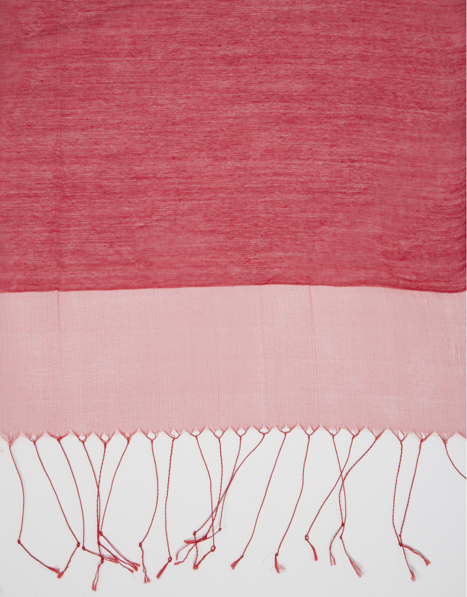 Foulard flecos rojo